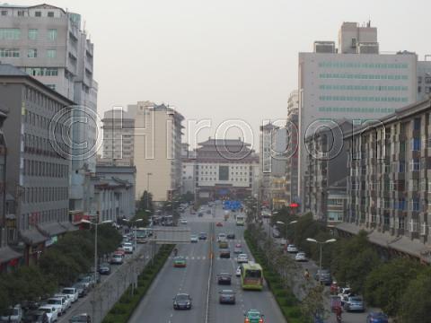 西安の城壁（2011年4月）