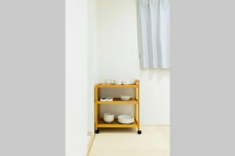 地铁站步行行5分钟，直达难波心斋桥5分钟内，独立卧室有厨房，肥后桥高级公寓有电梯 悠悠美宿-21分贝